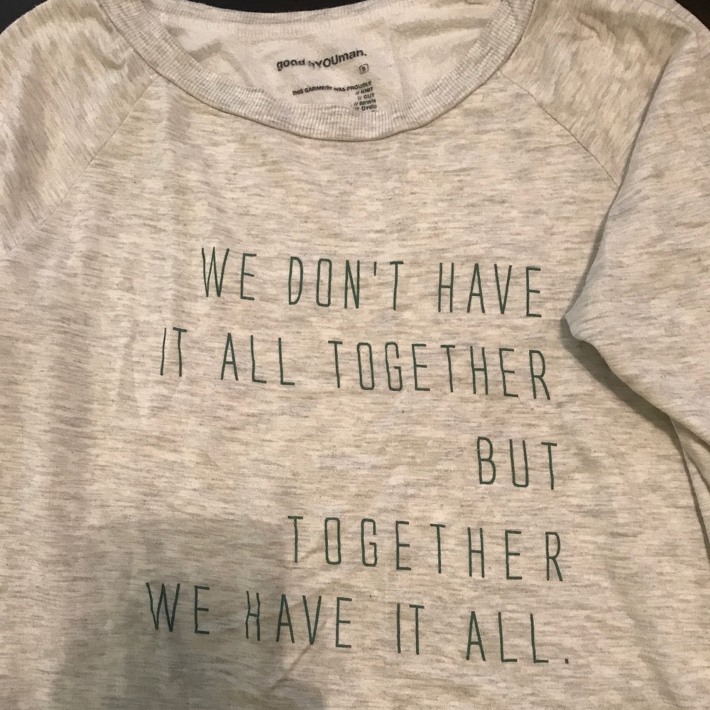 Good hYOUman sweatshirt